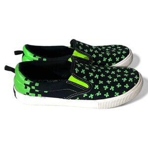 Minecraft Kid’s Boy’s Girl’s Slip on Sneakers Size 5